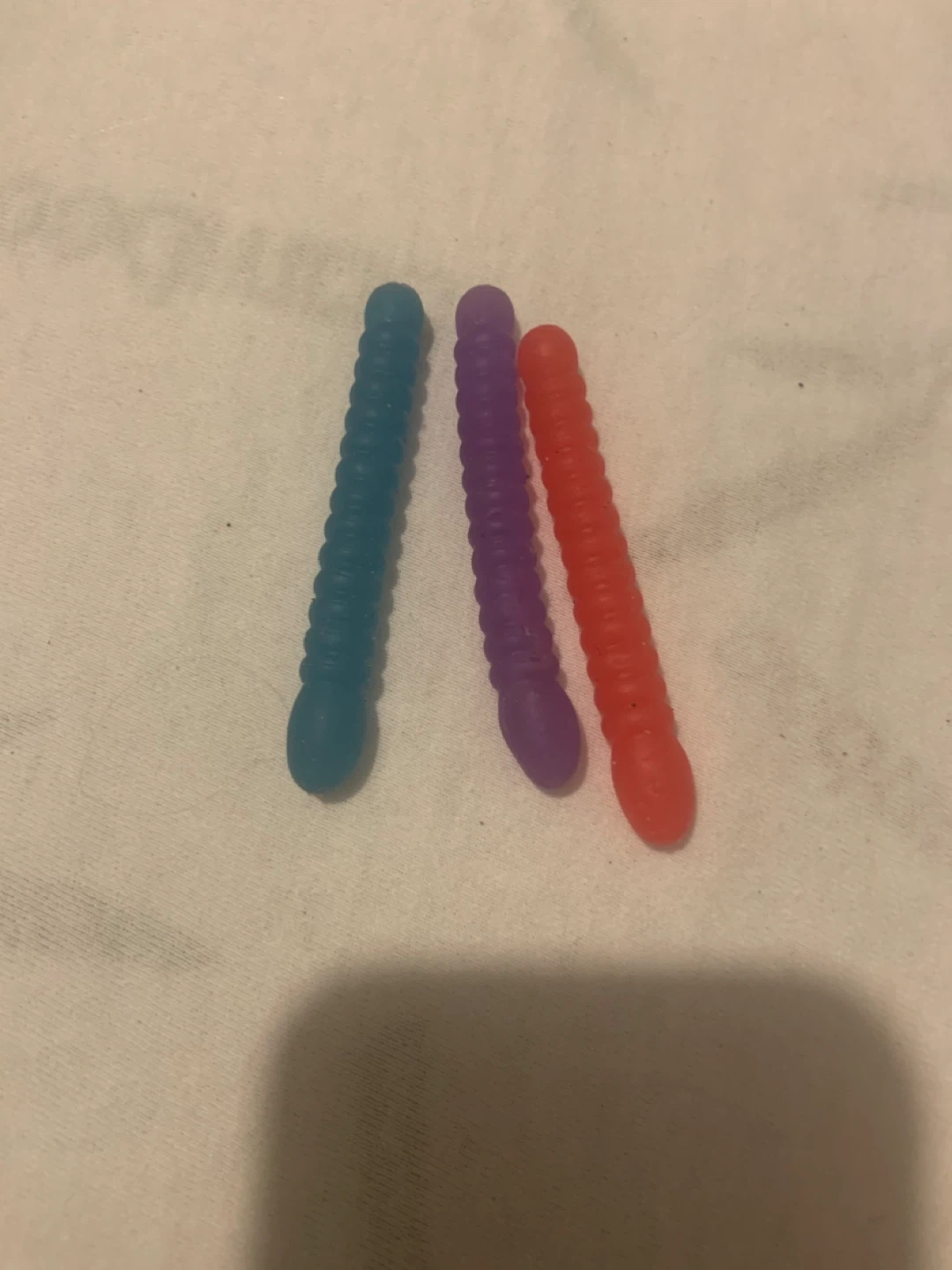 3-Pack of Textured Worm Lures