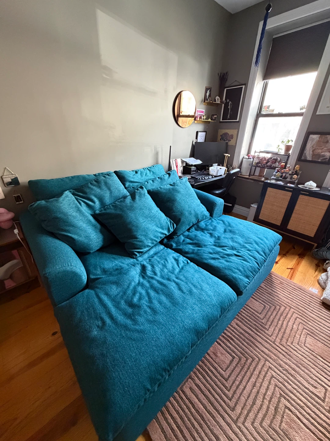 Joybird Daybed - Teal Sleeper Sofa - photo 2
