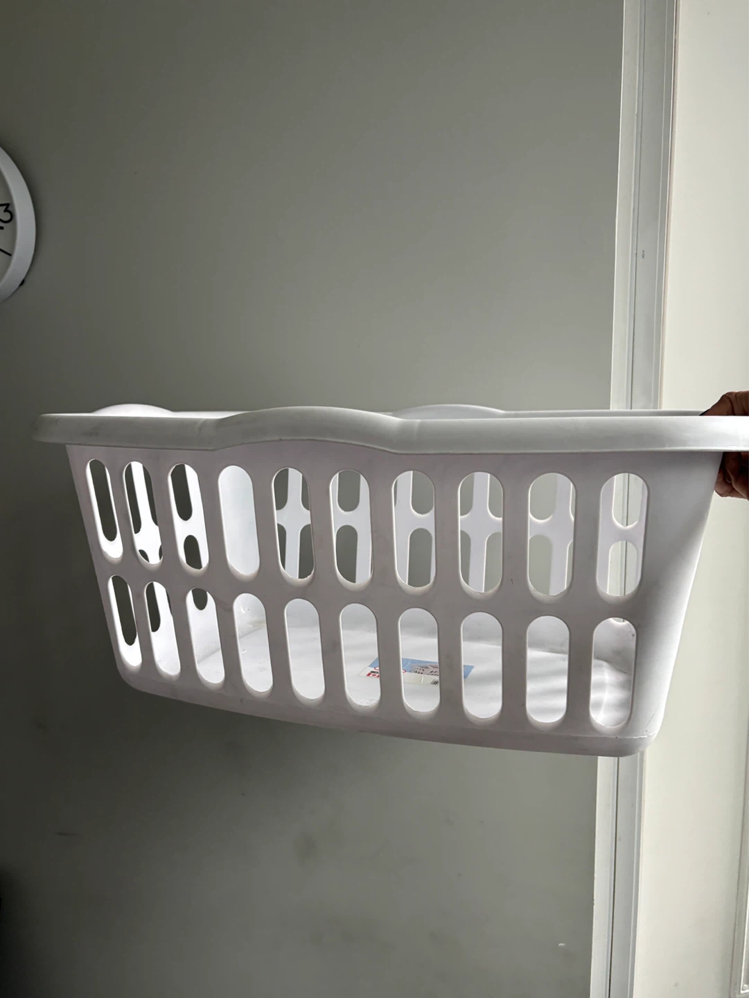 Sterilite Laundry Basket - White, 53 L