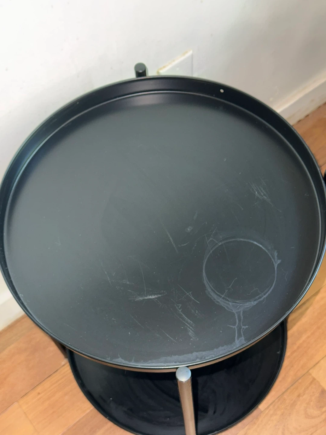 Black Metal Two-Tiered Side Table - asap by April 25 - photo 2