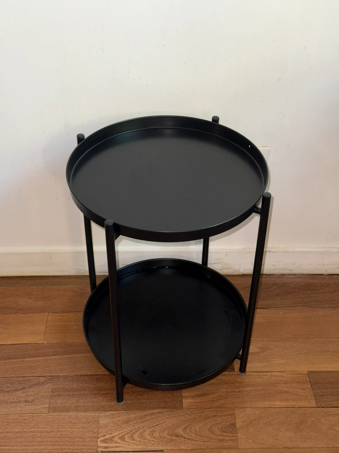 Black Metal Two-Tiered Side Table - asap by April 25 - photo 3