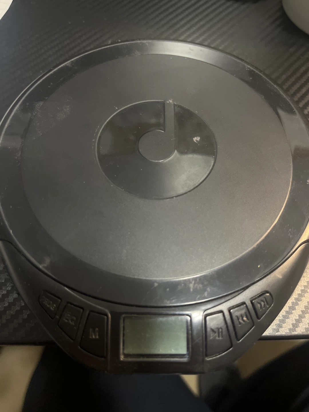 Black Portable CD Player Walkman