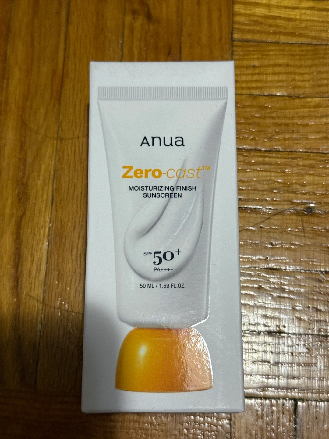 ANUA Zero-Cast Moisturizing Finish Sunscreen SPF 50 50ml
