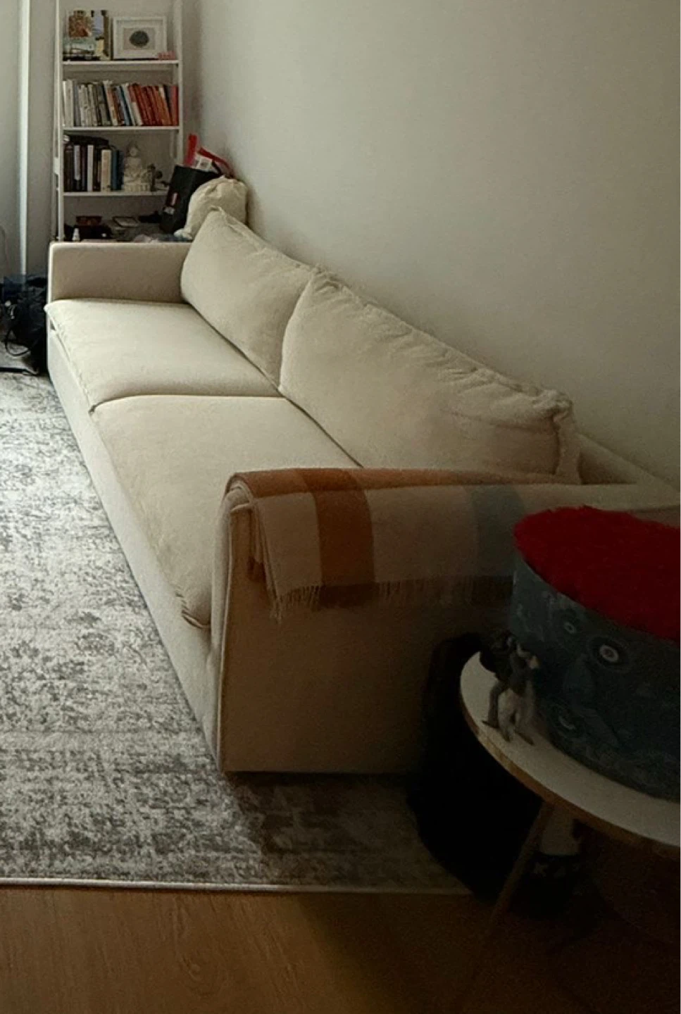 West Elm Cream Sofa