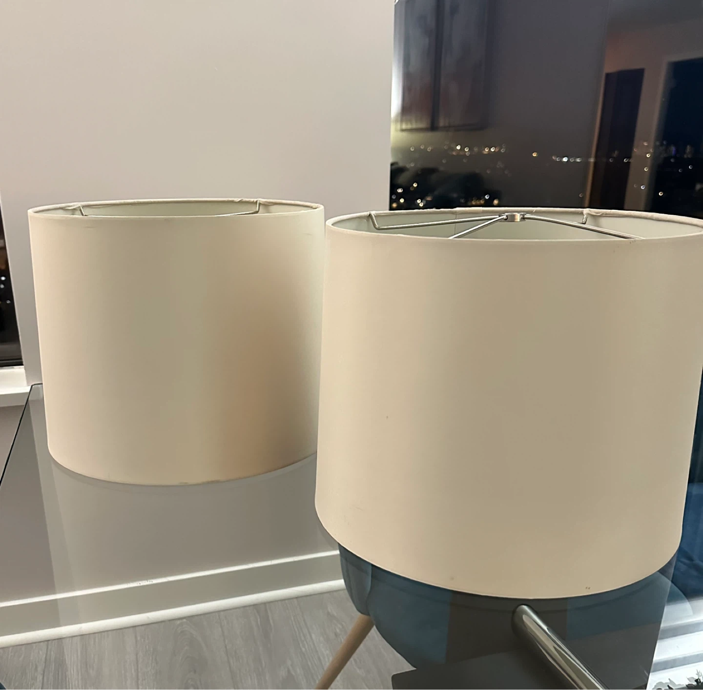 Set of 2 Drum Lampshades