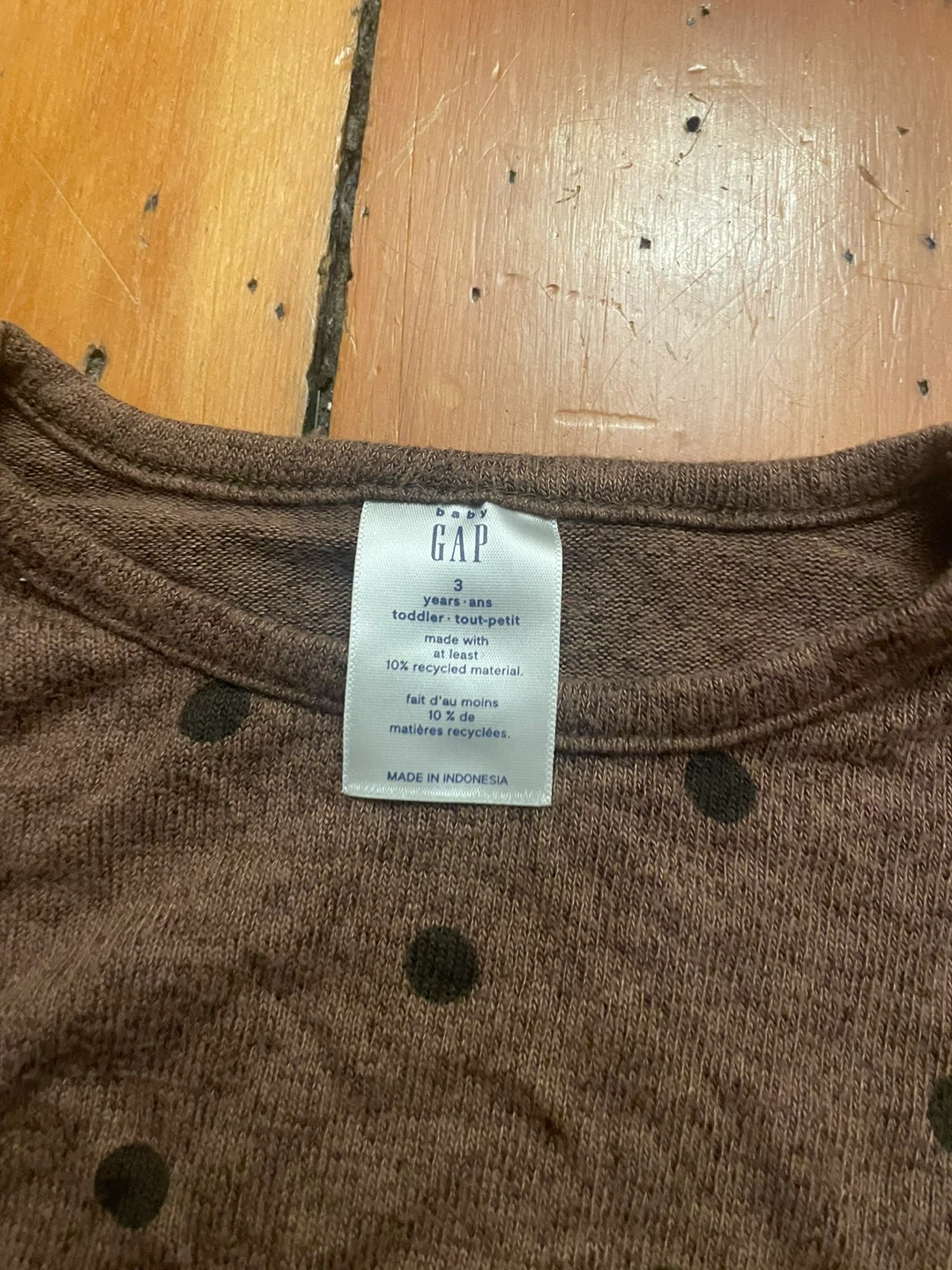 Gap Toddler Dress - Size 3 - Brown Polka Dot - photo 2