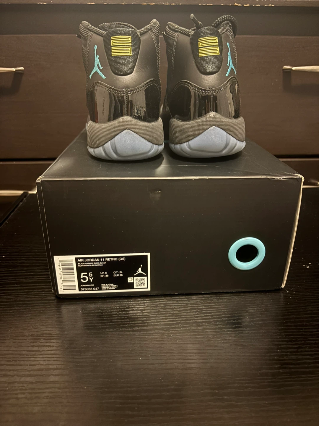 Jordan 11 Gamma Blue size 5.5y - photo 3