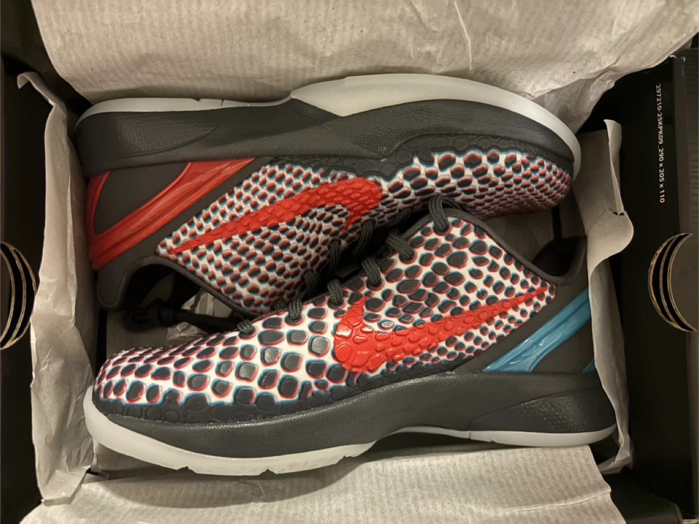 Kobe 6 Protro ASG Hollywood 3D size 6y