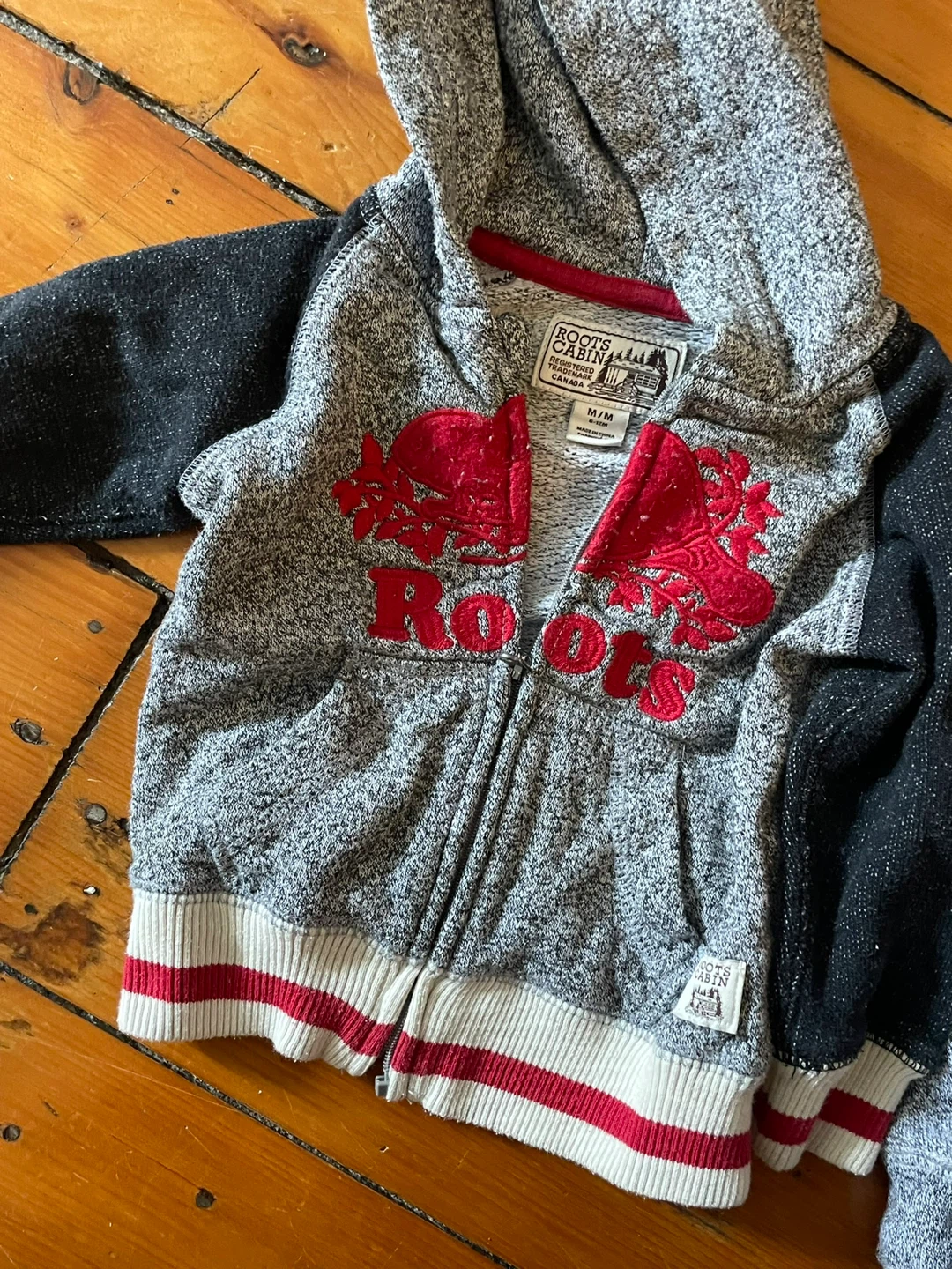 Roots Cabin Zip-Up infant Hoodie M/M
