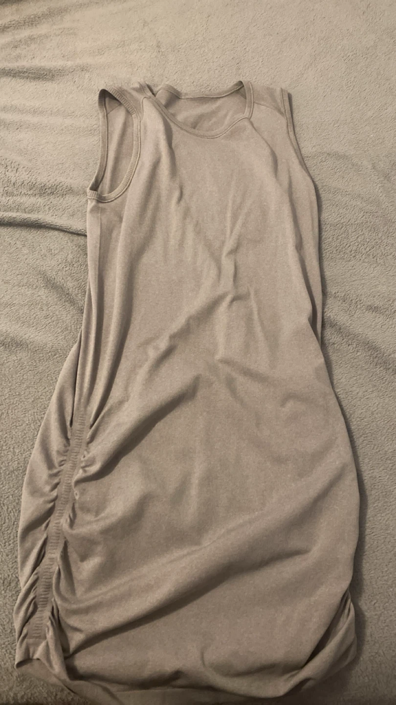 Lululemon Ruched Athletic Dress Grey Size M