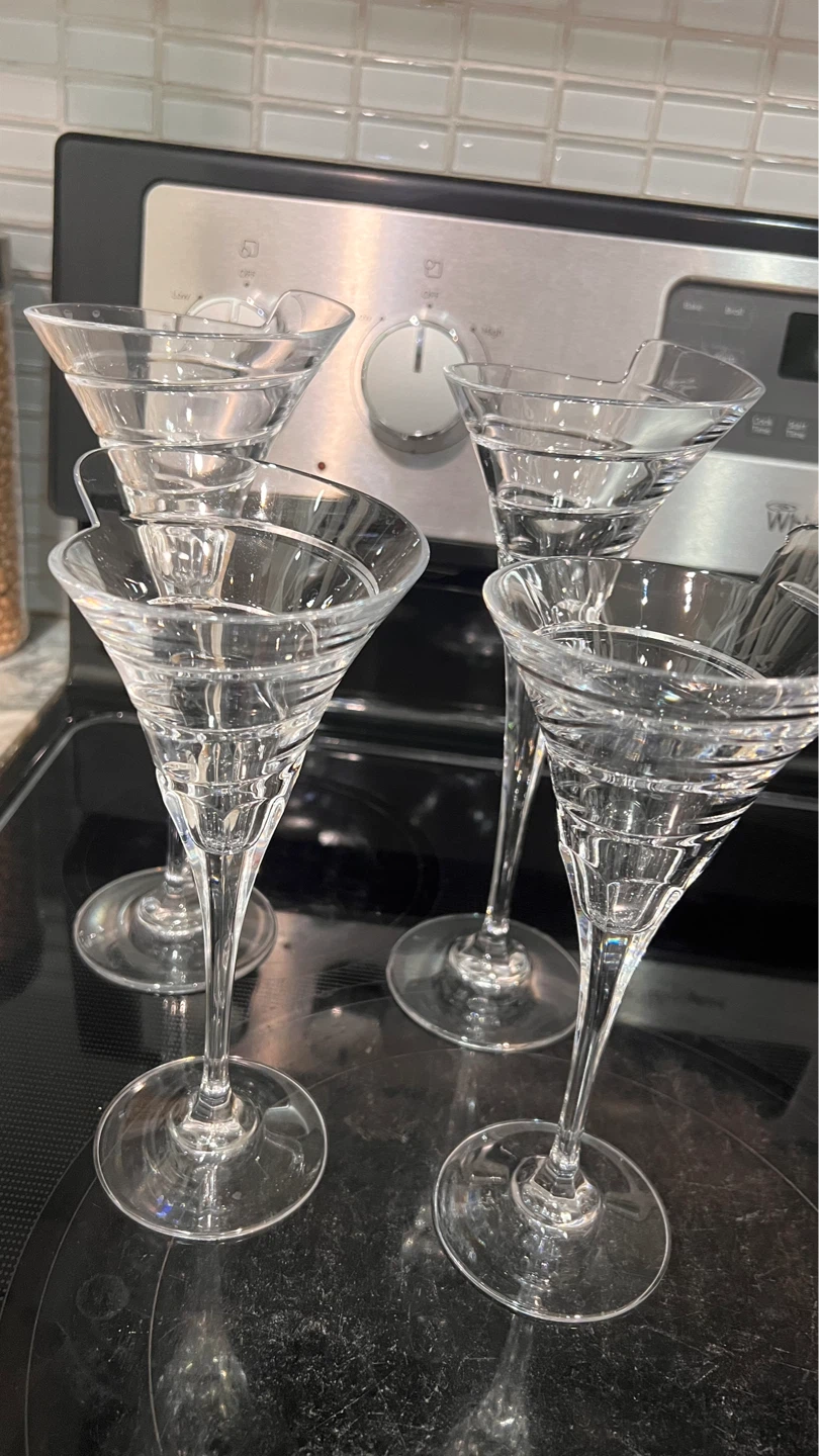 Crate & Barrel Edge Champagne Glasses (Set of 4) - 5oz - photo 2