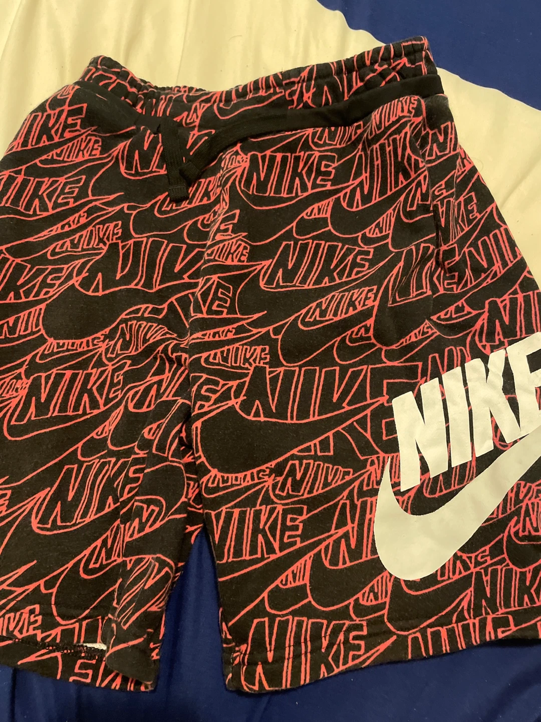 Nike All-Over Logo Shorts Size M
