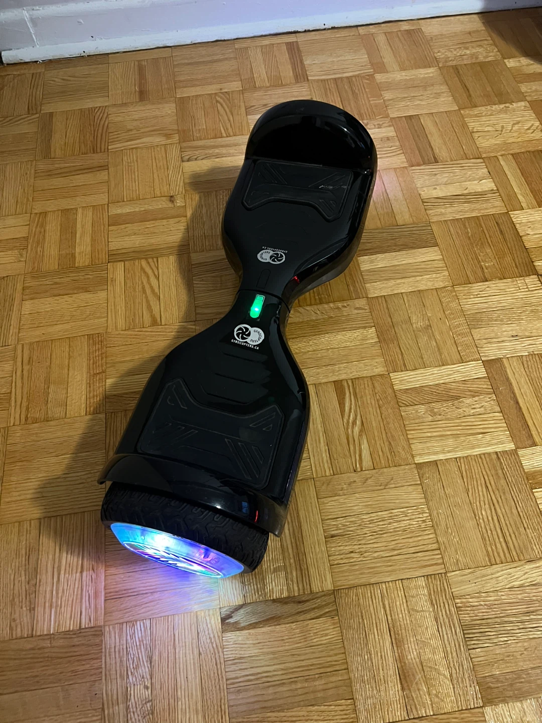 Black Hoverboard with LED Lights - photo 2