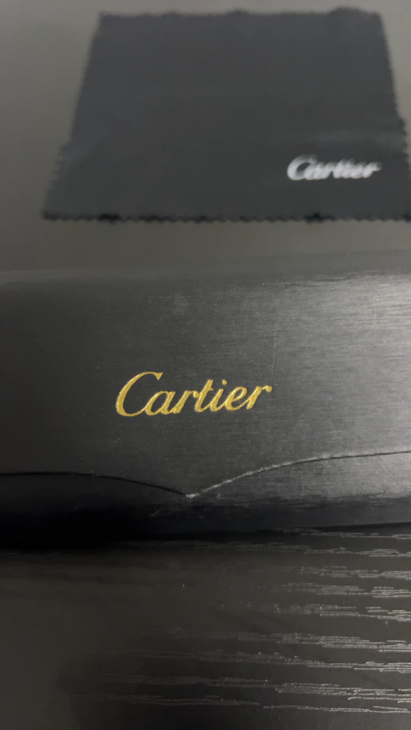 Cartier Rimless Pink Sunglasses with Case - photo 2