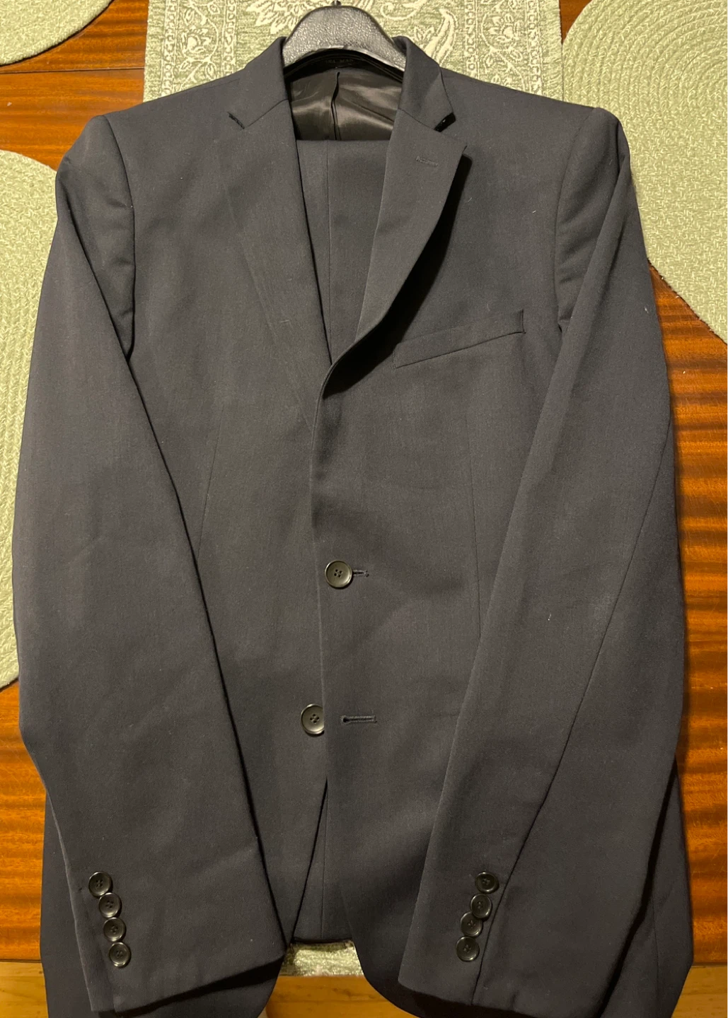 Men's Dark Navy Suit Jacket and Pants