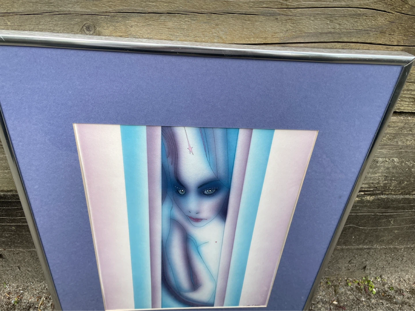 John Luke Eastman Signed Surreal Female Portrait - photo 4