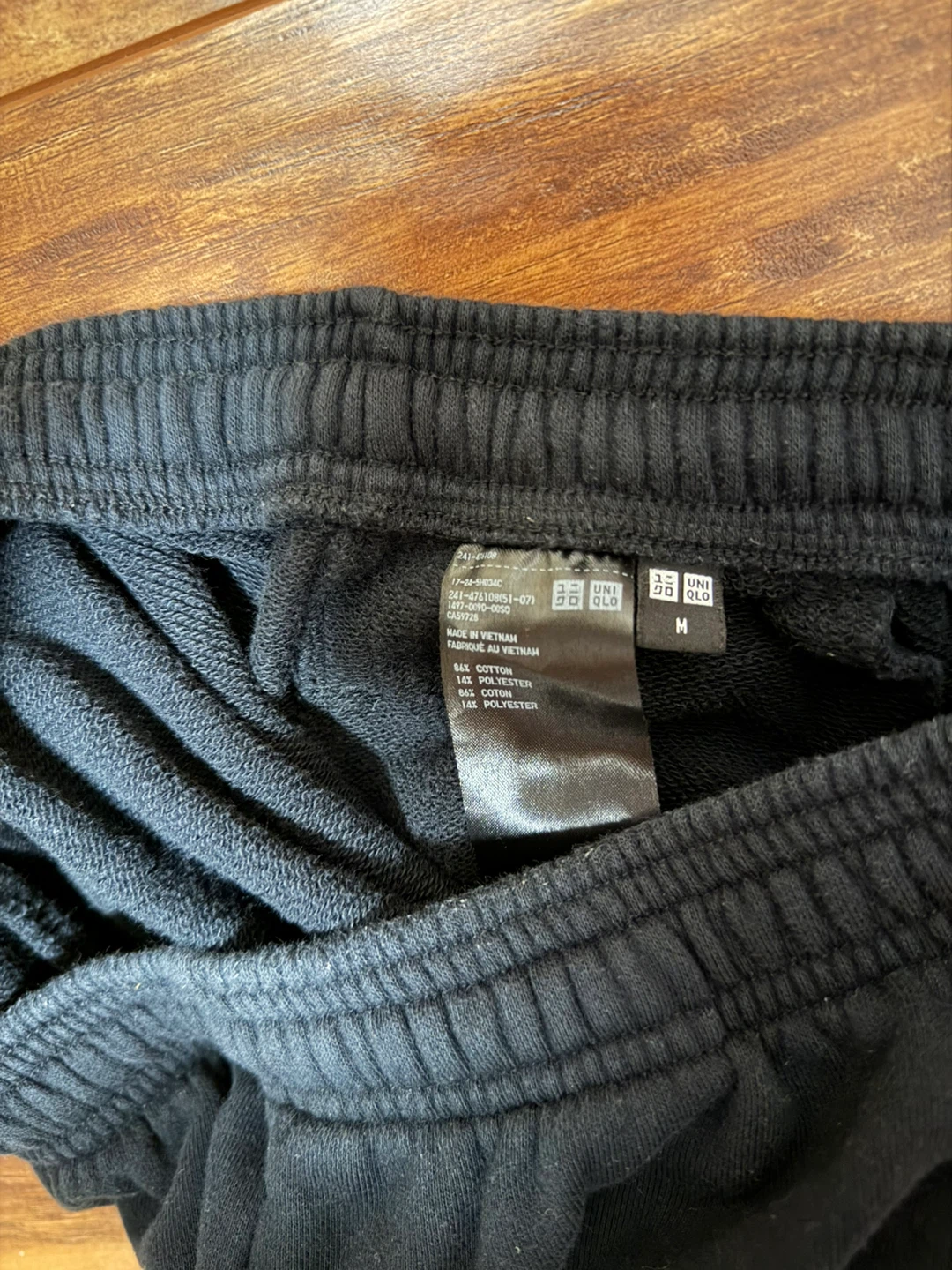 Uniqlo Black Wide Leg Sweatpants - photo 2