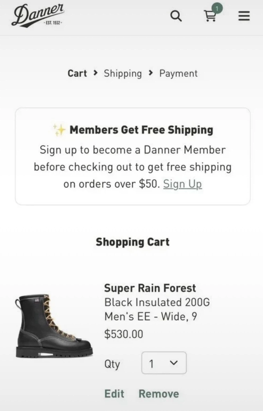 Danner Super Rain Forest 200G GTX Boots Size 9 EE - photo 3
