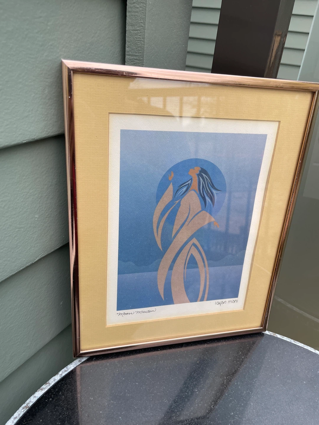 Ioyan Mani Moon Maiden Indigenous Art Print - photo 3