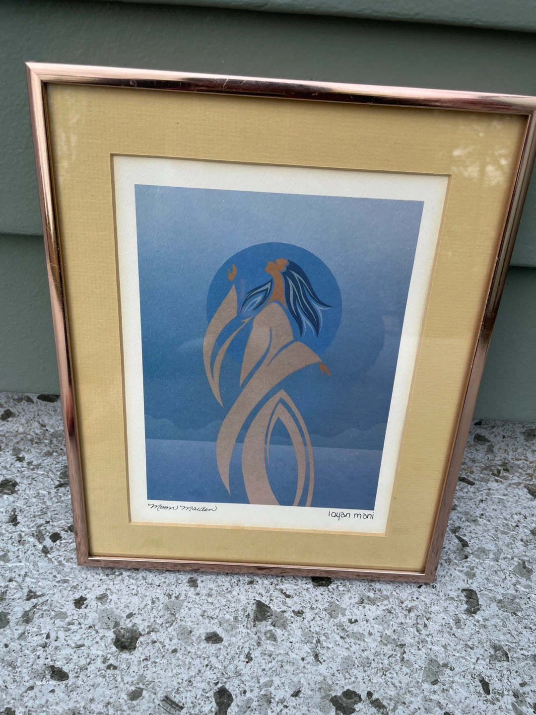 Ioyan Mani Moon Maiden Indigenous Art Print - photo 5