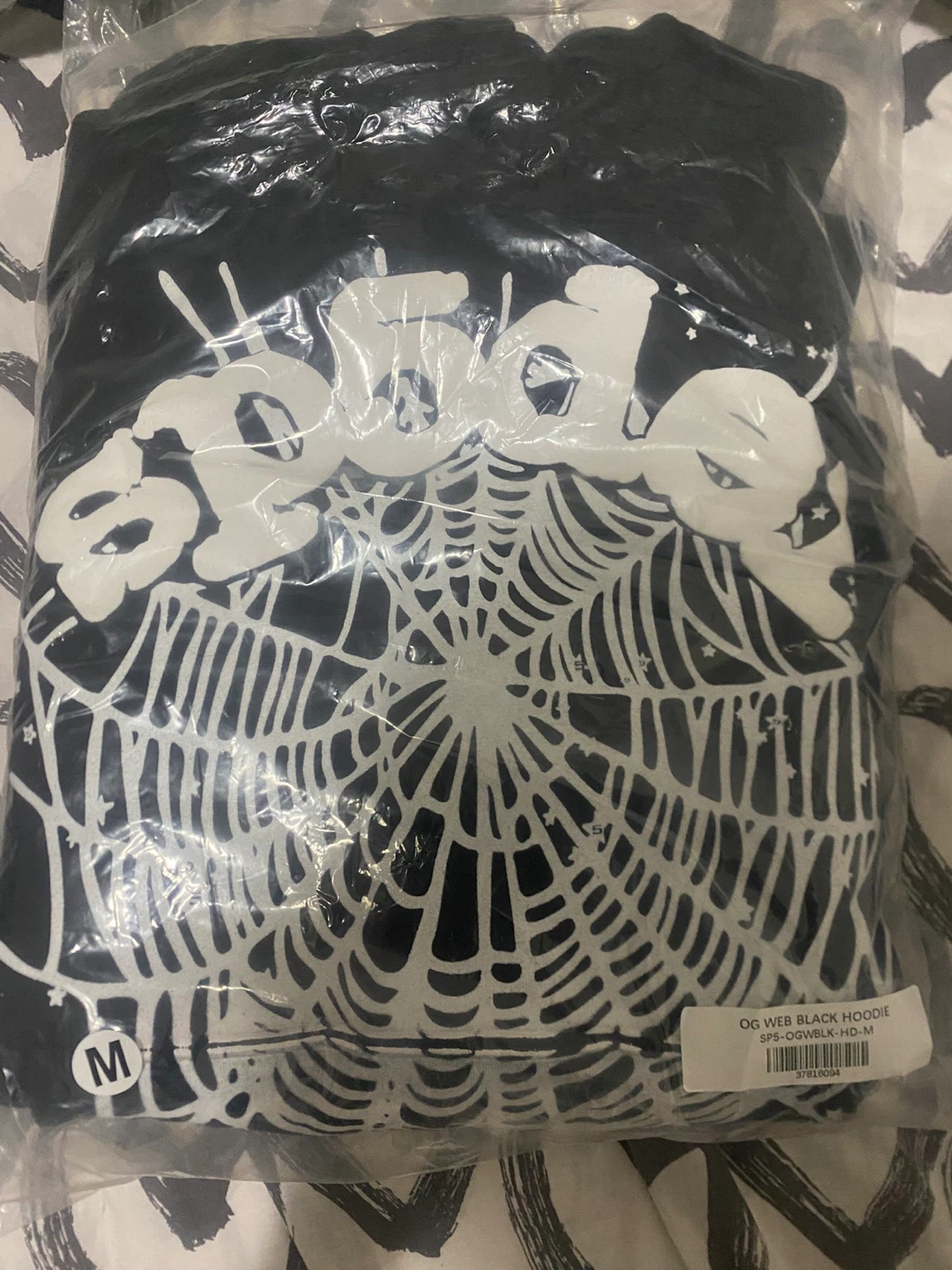 Sp5der OG Web Black Hoodie - photo 2