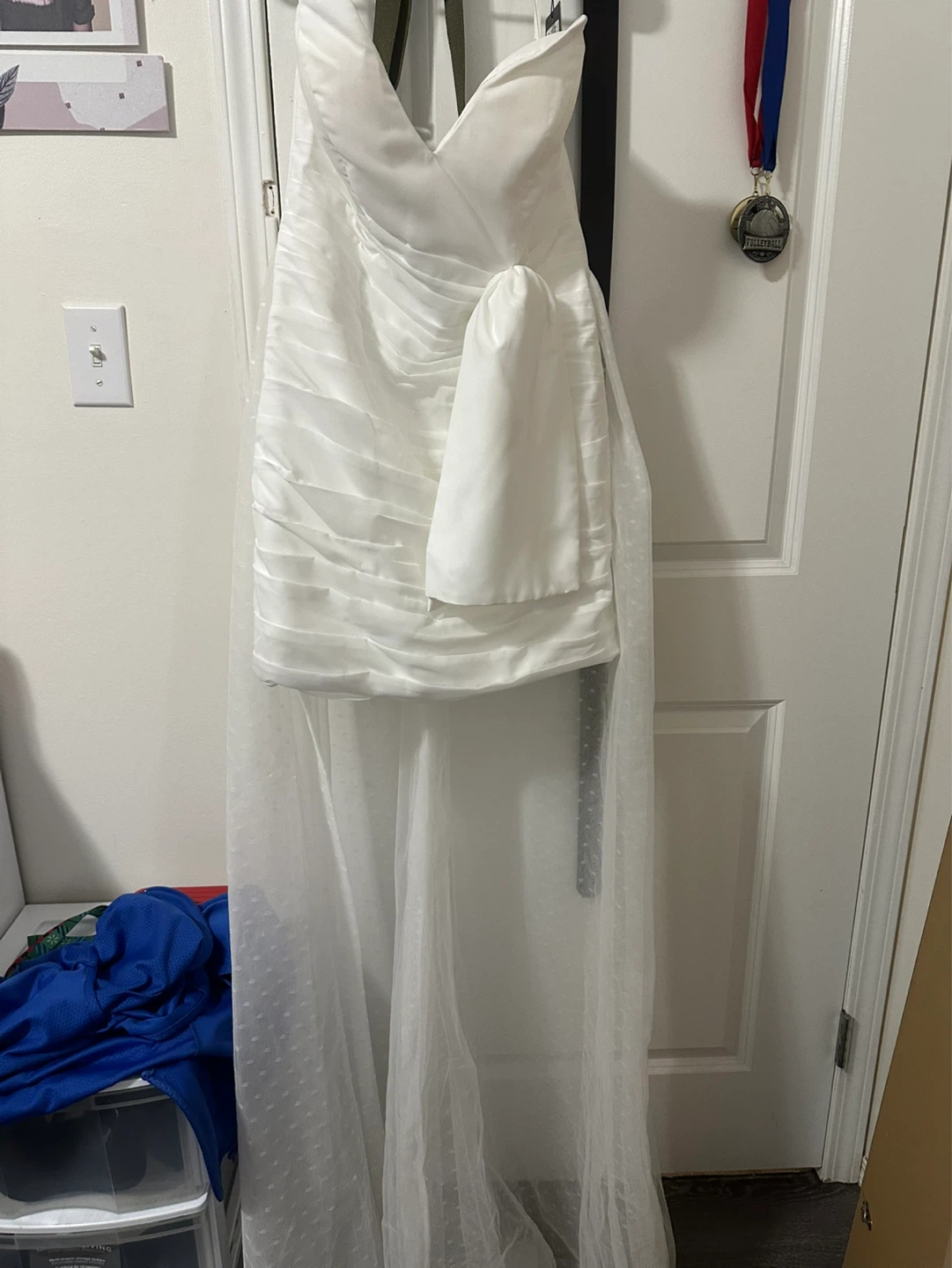 COCOMELODY White Strapless Wedding Dress - photo 2