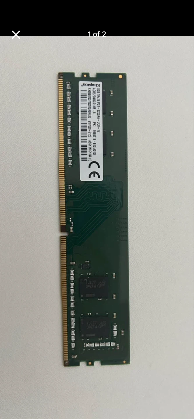 Kingston 8GB DDR4 RAM PC4-3200AA - photo 2