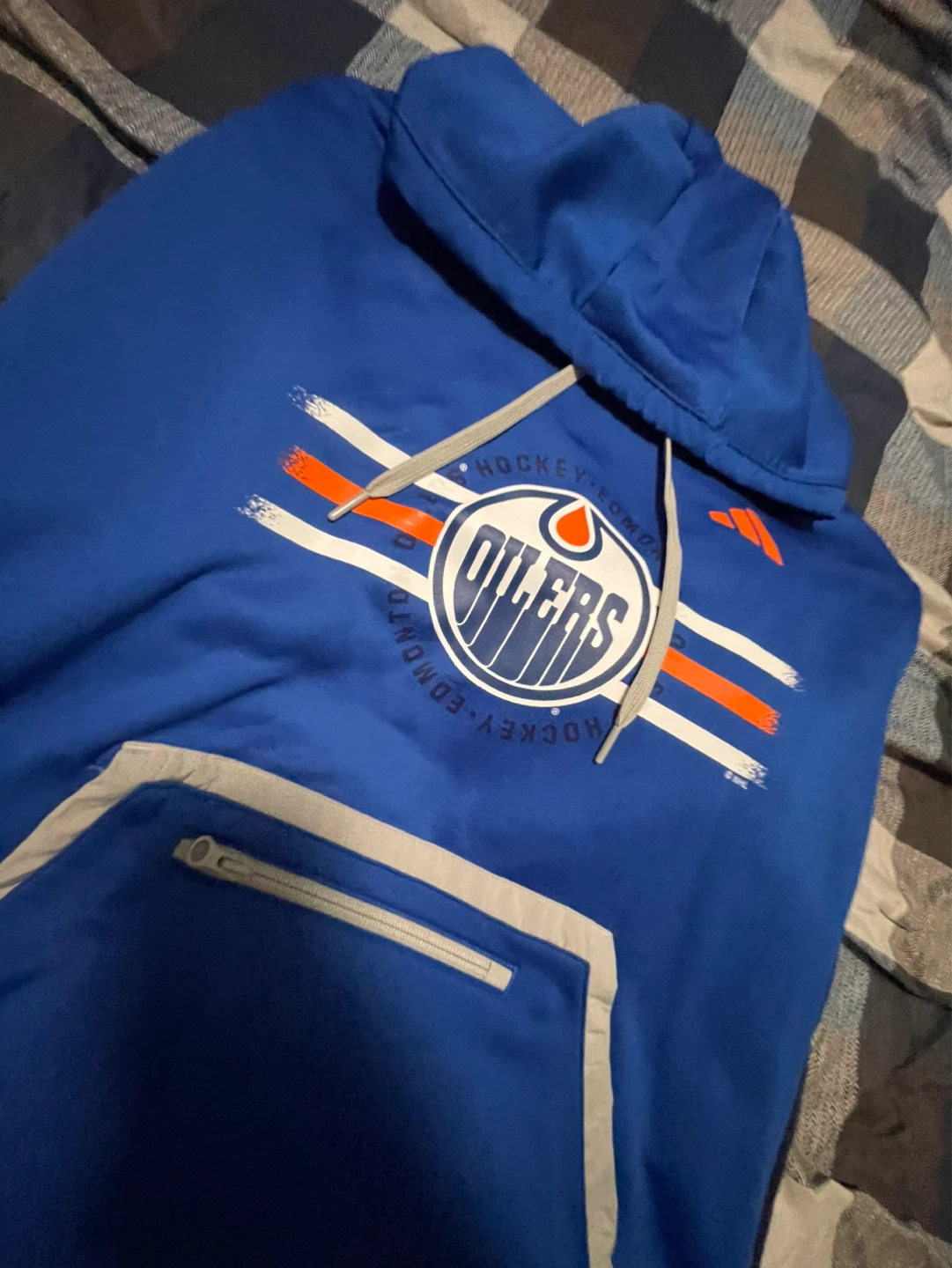 Adidas Edmonton Oilers Hockey Hoodie