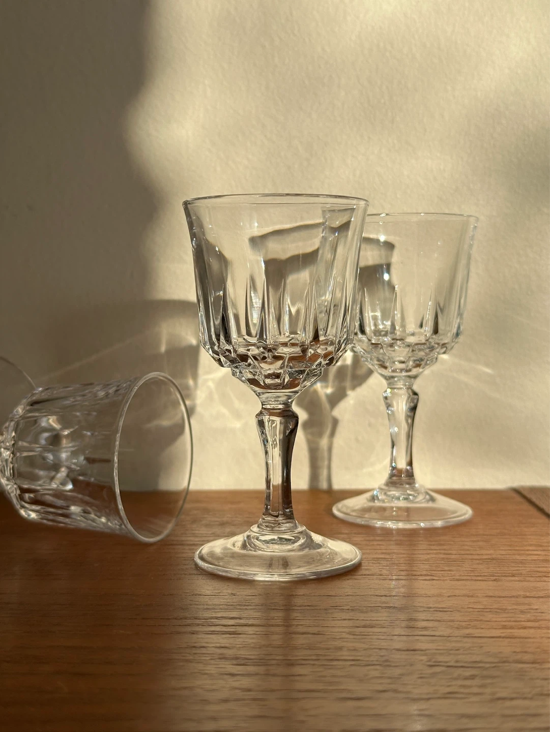 Vintage Digestif Stem Glasses x4 - photo 4