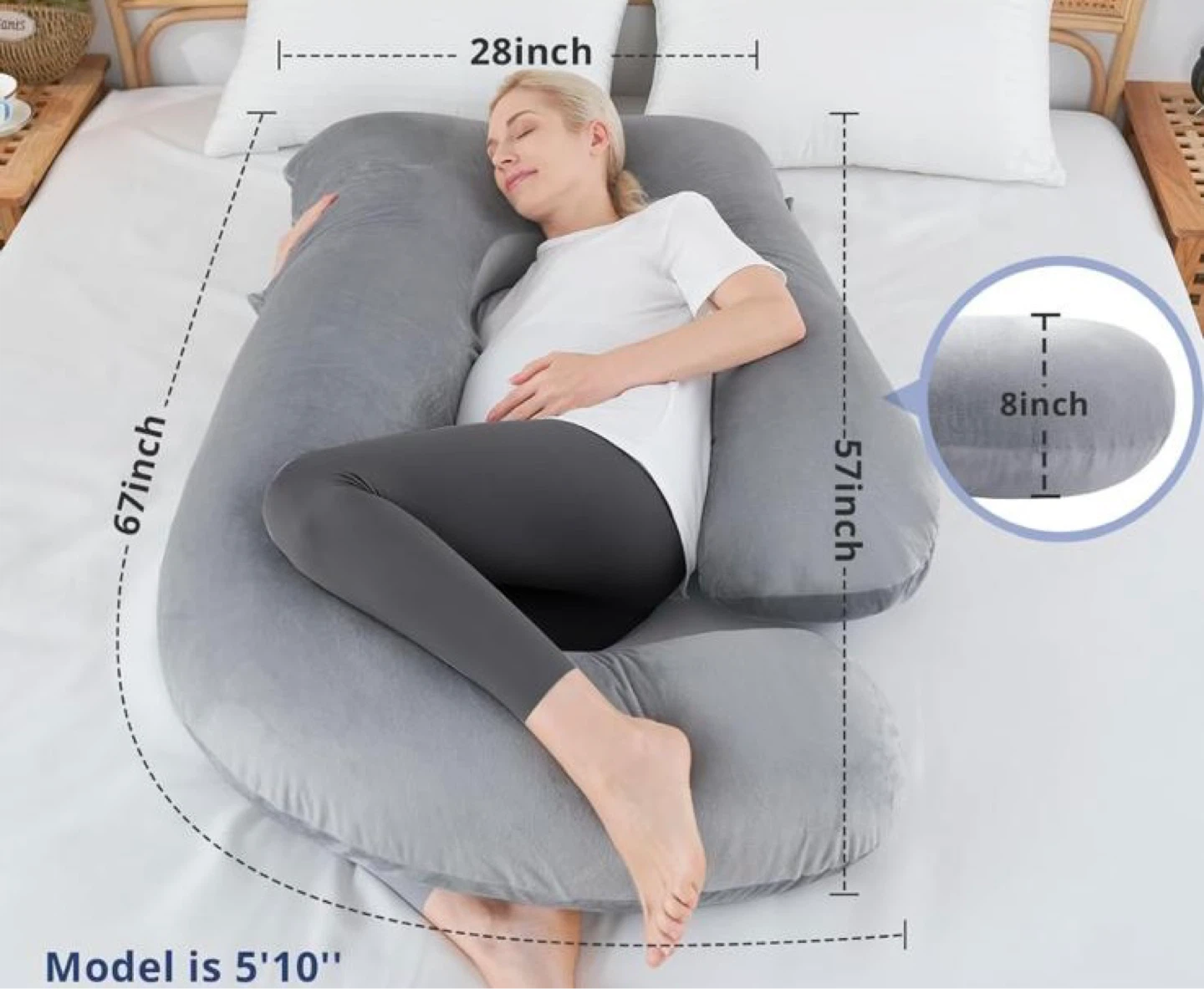 U-Shaped Maternity Pillow - photo 2