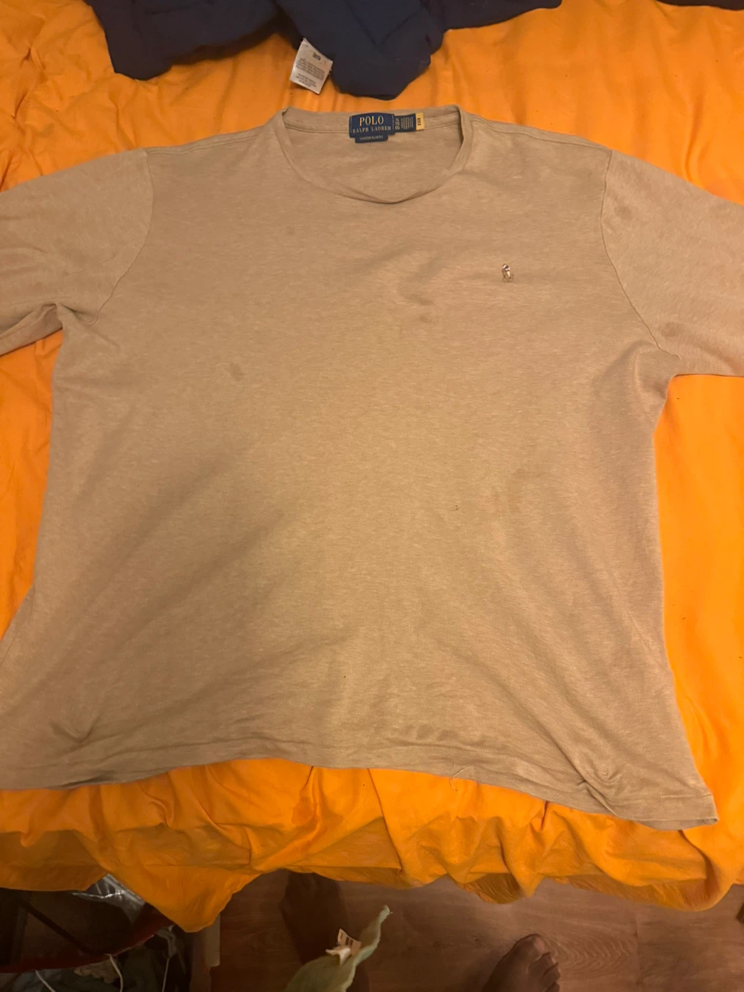 Polo Ralph Lauren Custom Slim Fit T-Shirt - Beige XL