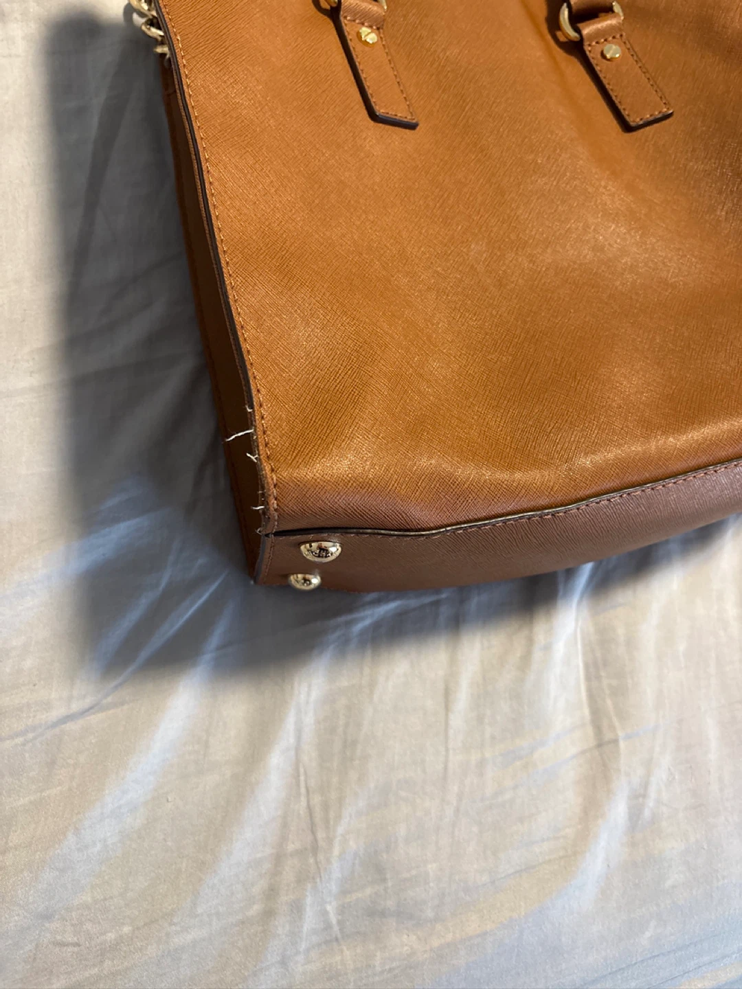 Michael Kors Brown Leather Satchel Handbag - photo 4