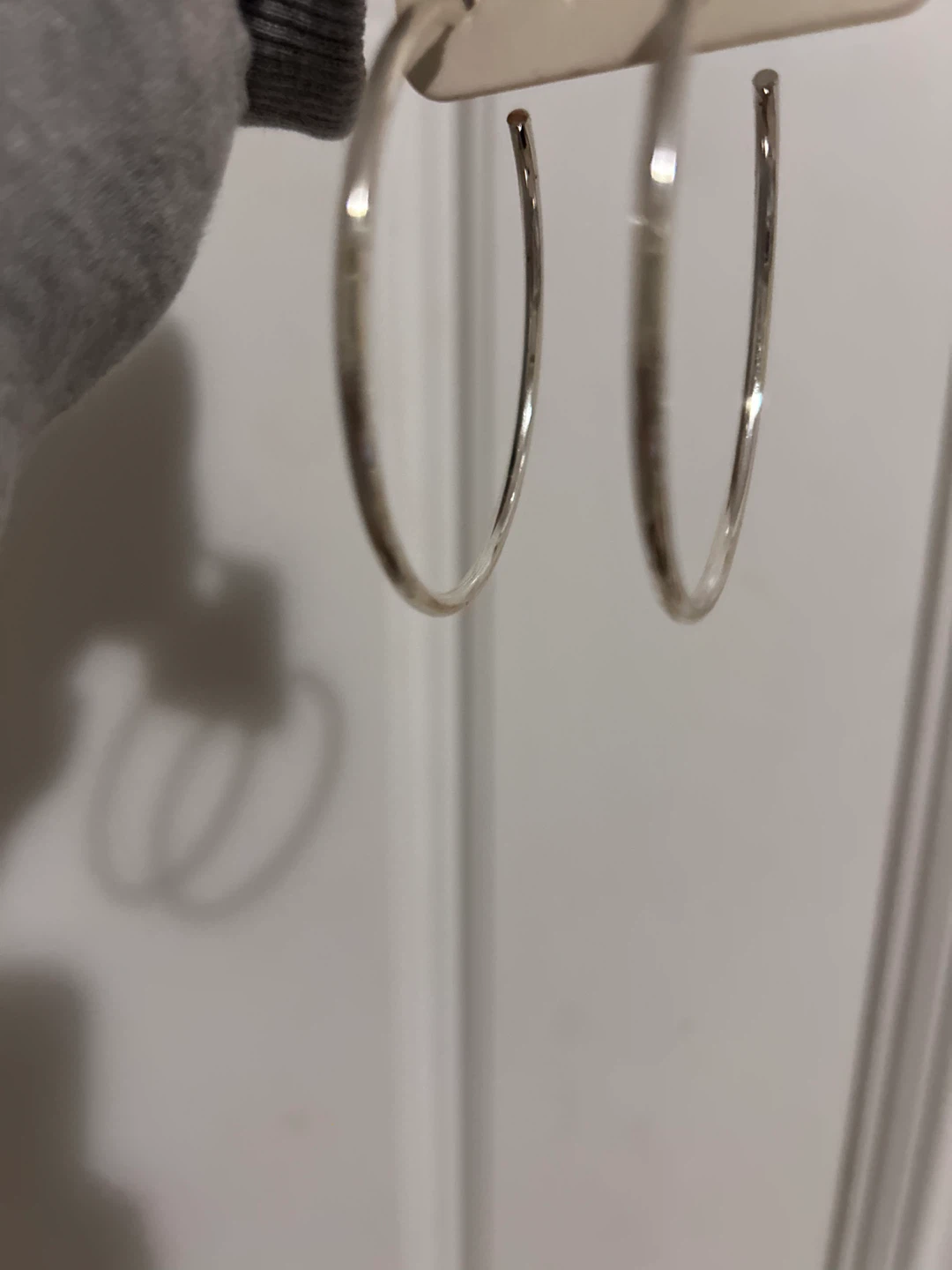 Lovisa Silver Hoop Earrings - photo 2