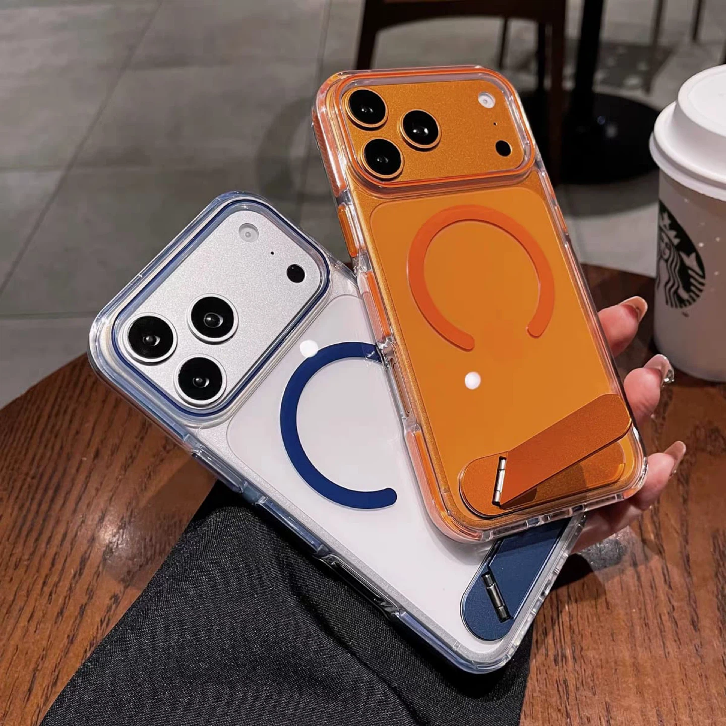 iPhone 17 pro max Case with Built-in Kickstand - photo 4
