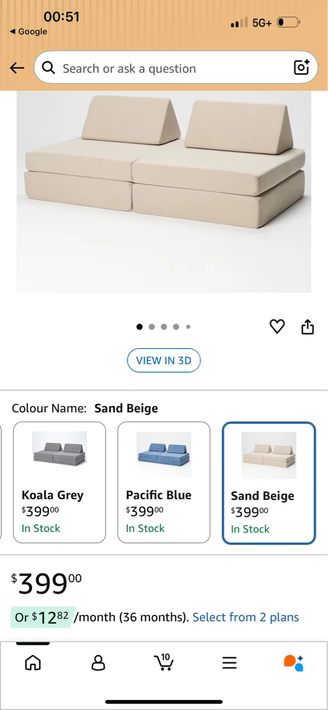 Montessori Play Couch Modular Building Blocks