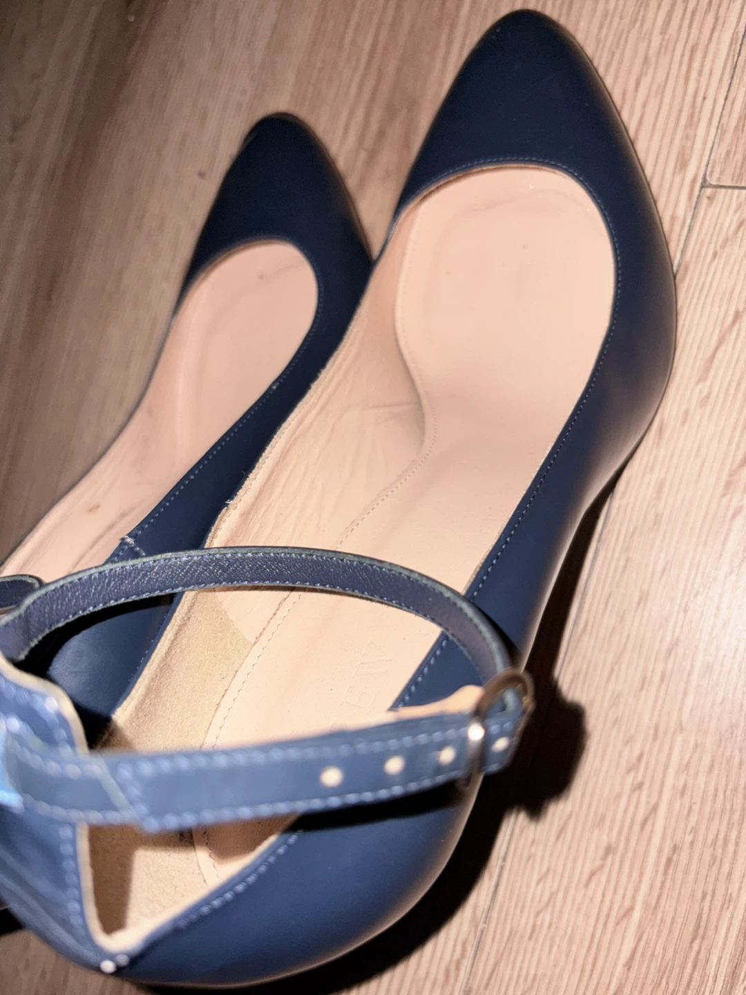 J. Crew Navy Blue Mary Jane Heels - photo 5