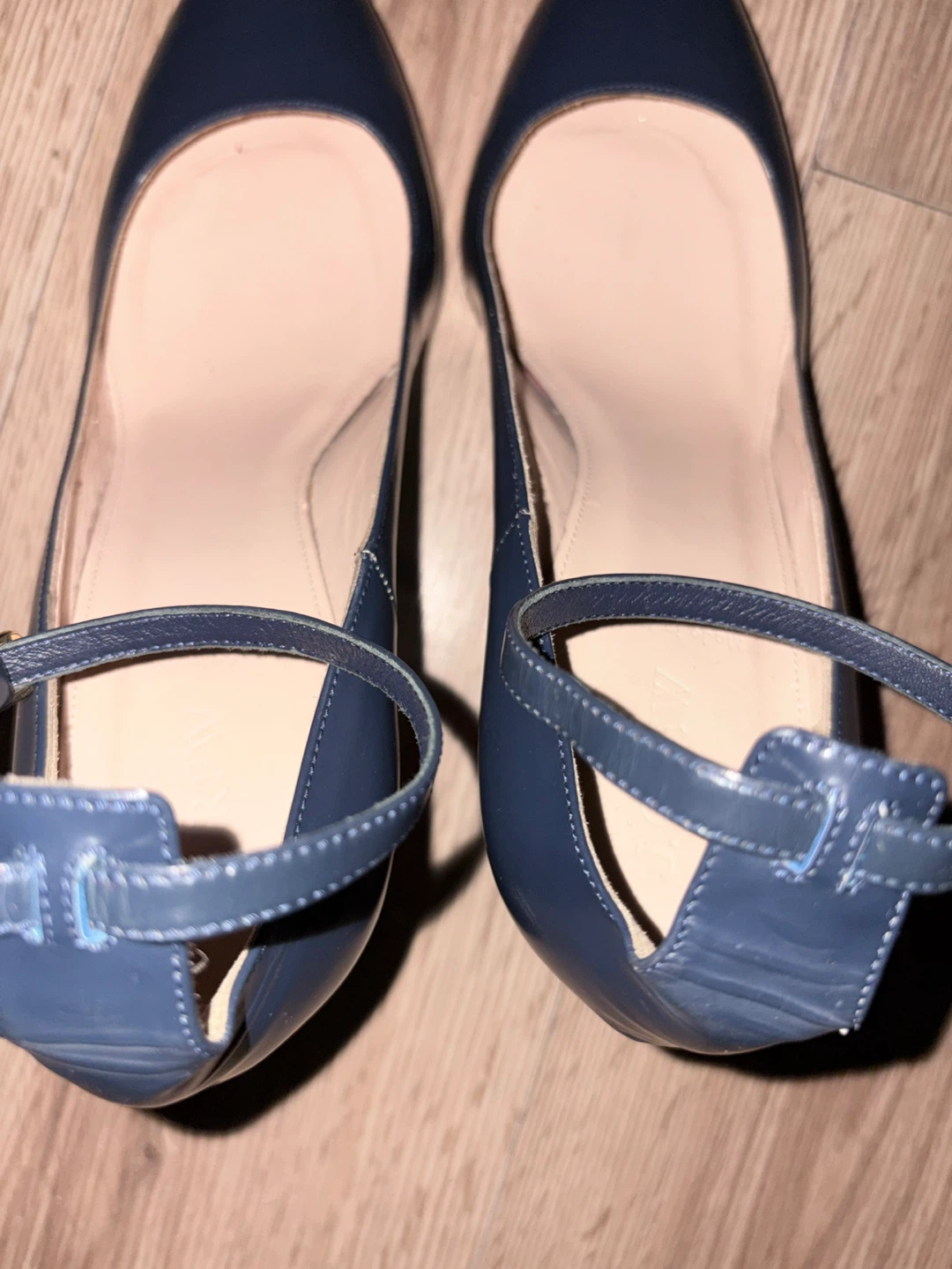 J. Crew Navy Blue Mary Jane Heels - photo 4