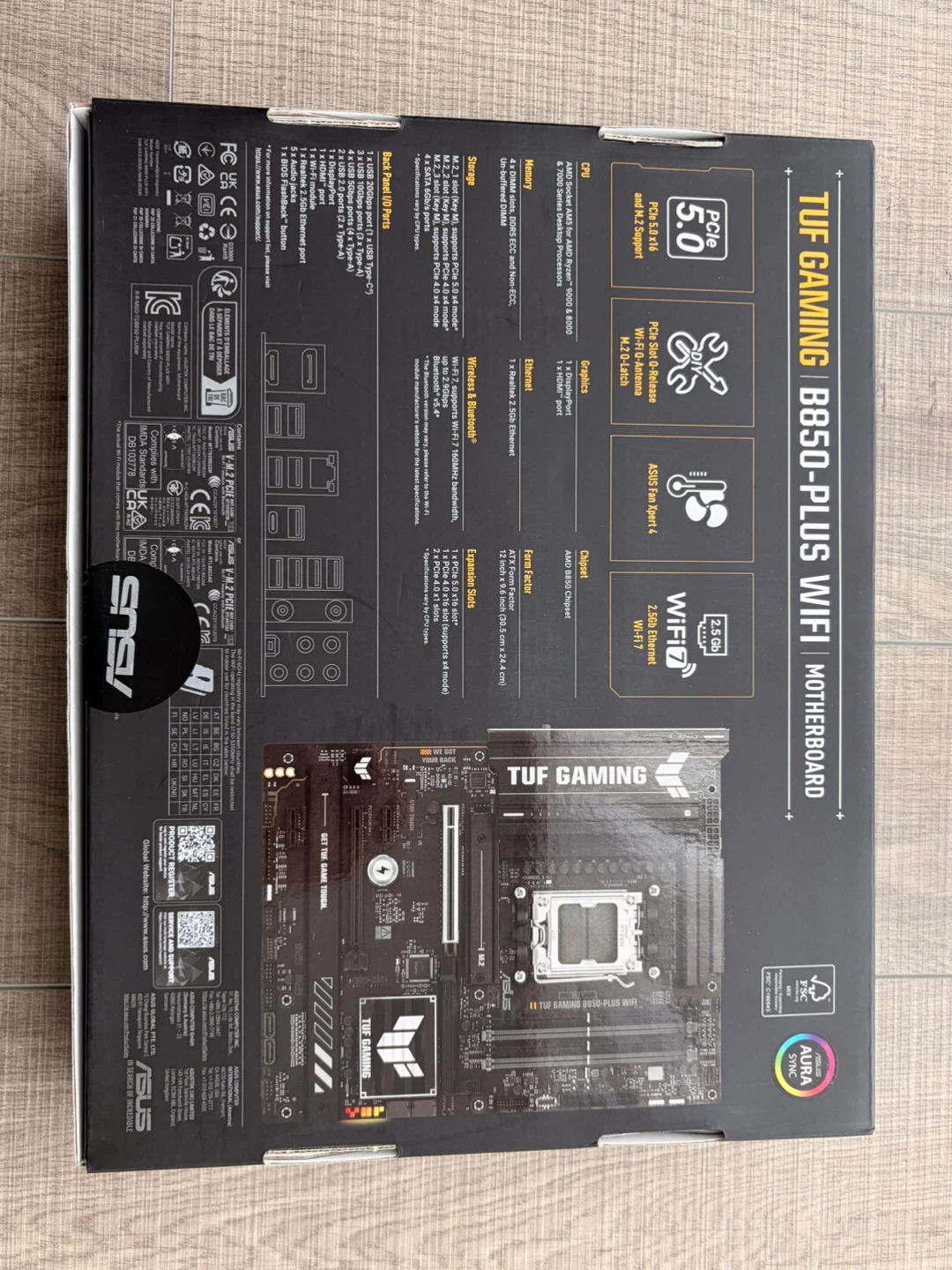 Brand New ASUS TUF GAMING B850-PLUS WIFI Motherboard - photo 2