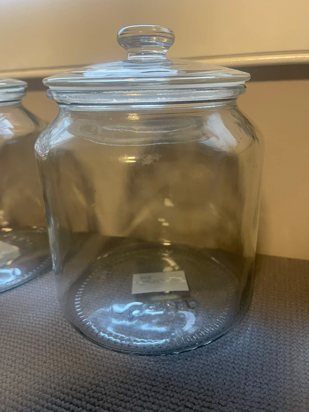 Glass Canister Jar with Lid 10 pieces