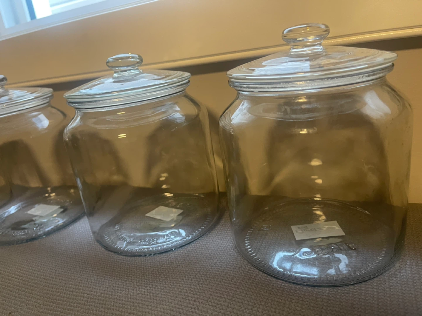 Glass Canister Jar with Lid 10 pieces - photo 2
