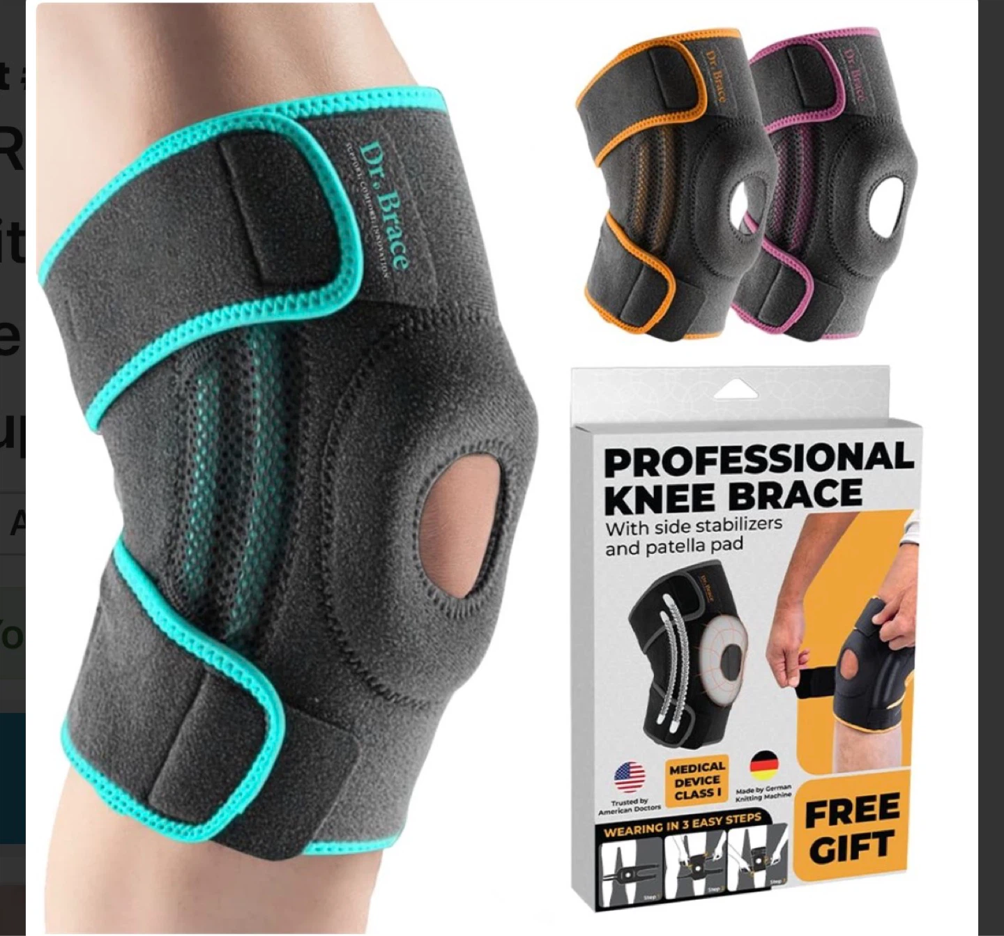 Dr. Brace Professional Knee Brace