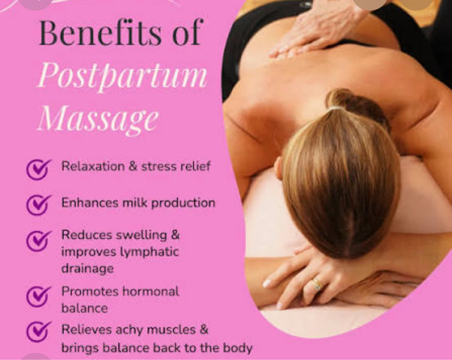 Massage for Postpartum Healing & Relaxation Massage Services - photo 2