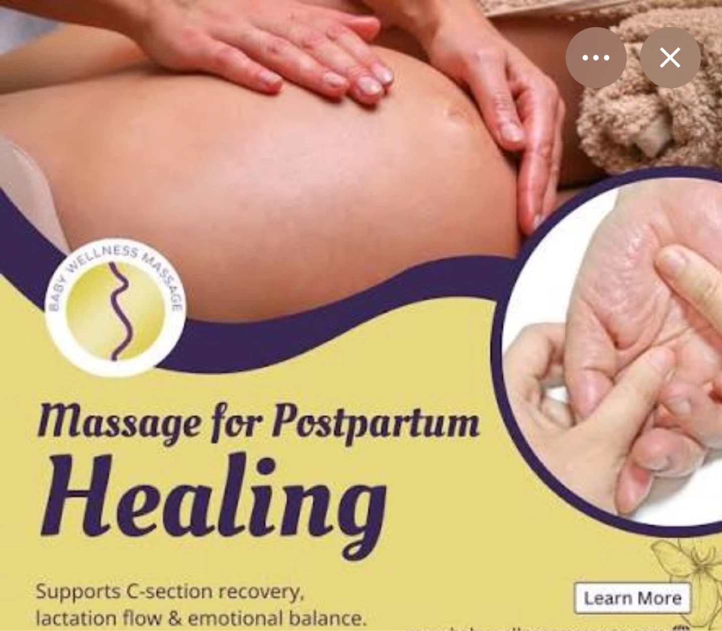 Massage for Postpartum Healing & Relaxation Massage Services