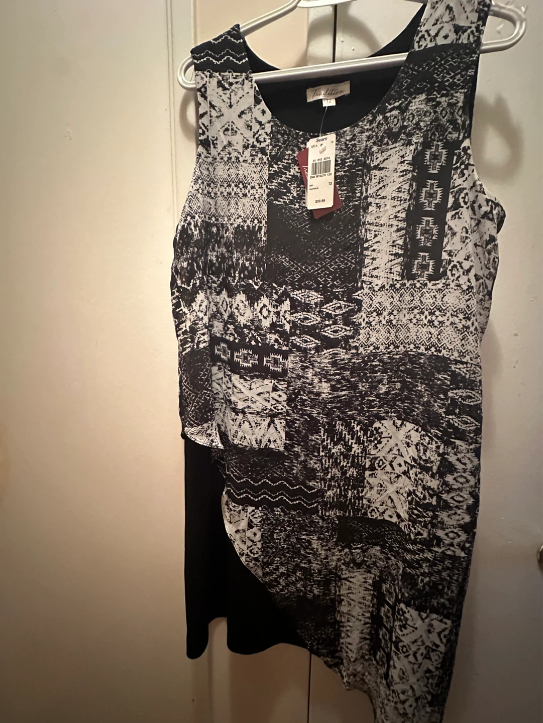 Tradition Women's Sleeveless Print Dress - Size 12 - photo 3