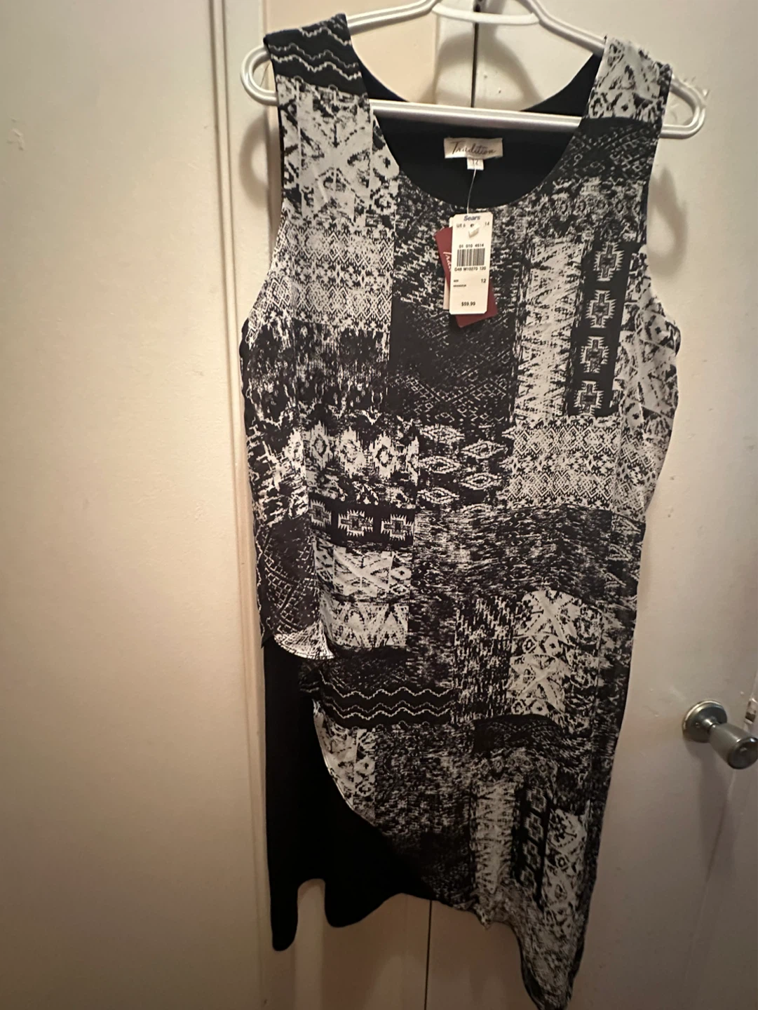 Tradition Women's Sleeveless Print Dress - Size 12 - photo 5
