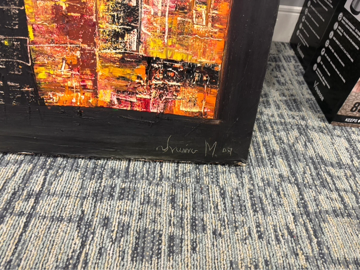 Abstract Cityscape Painting by J. Miro - photo 5