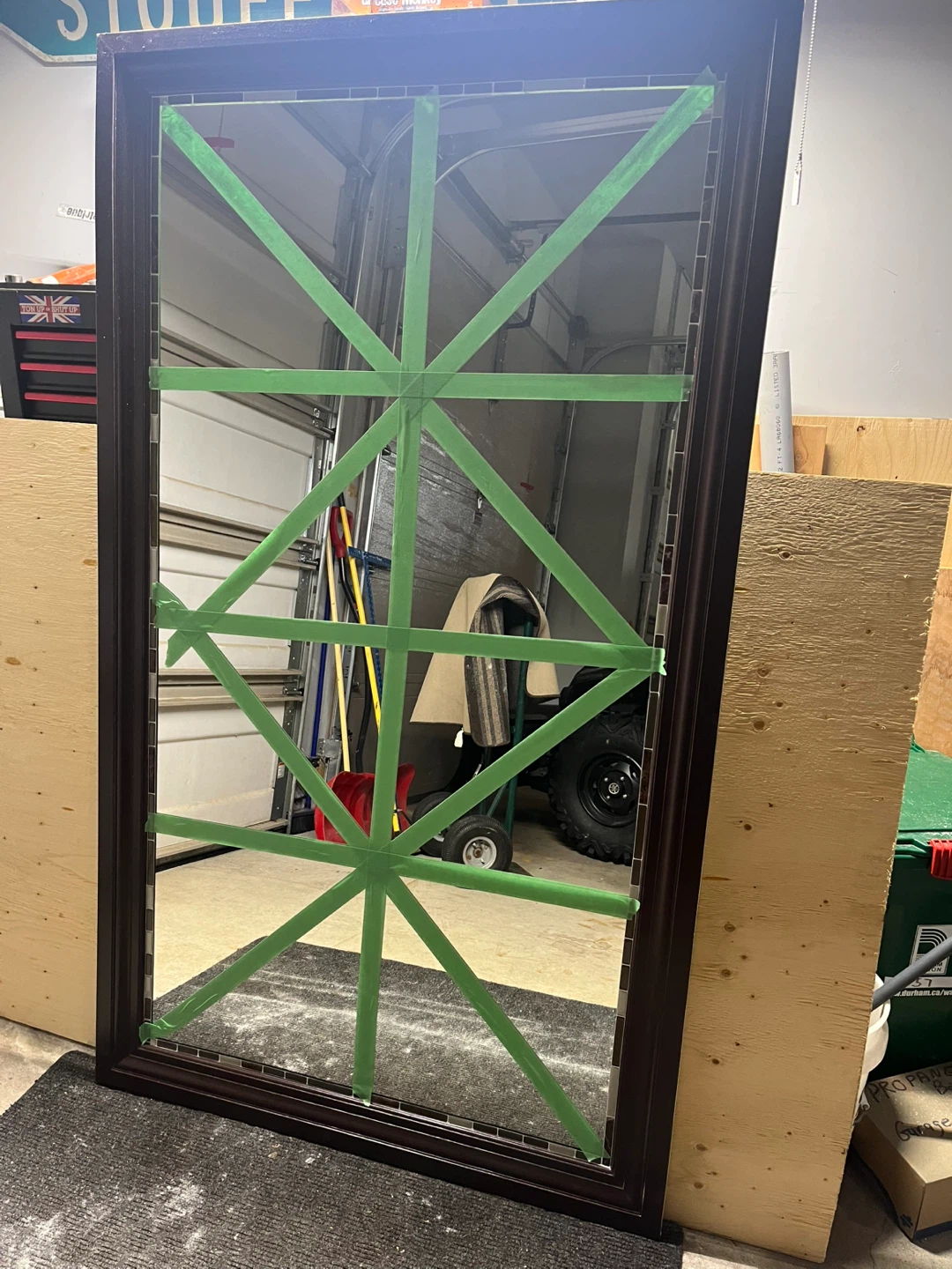 Decorative Mirror with Mosaic Frame
