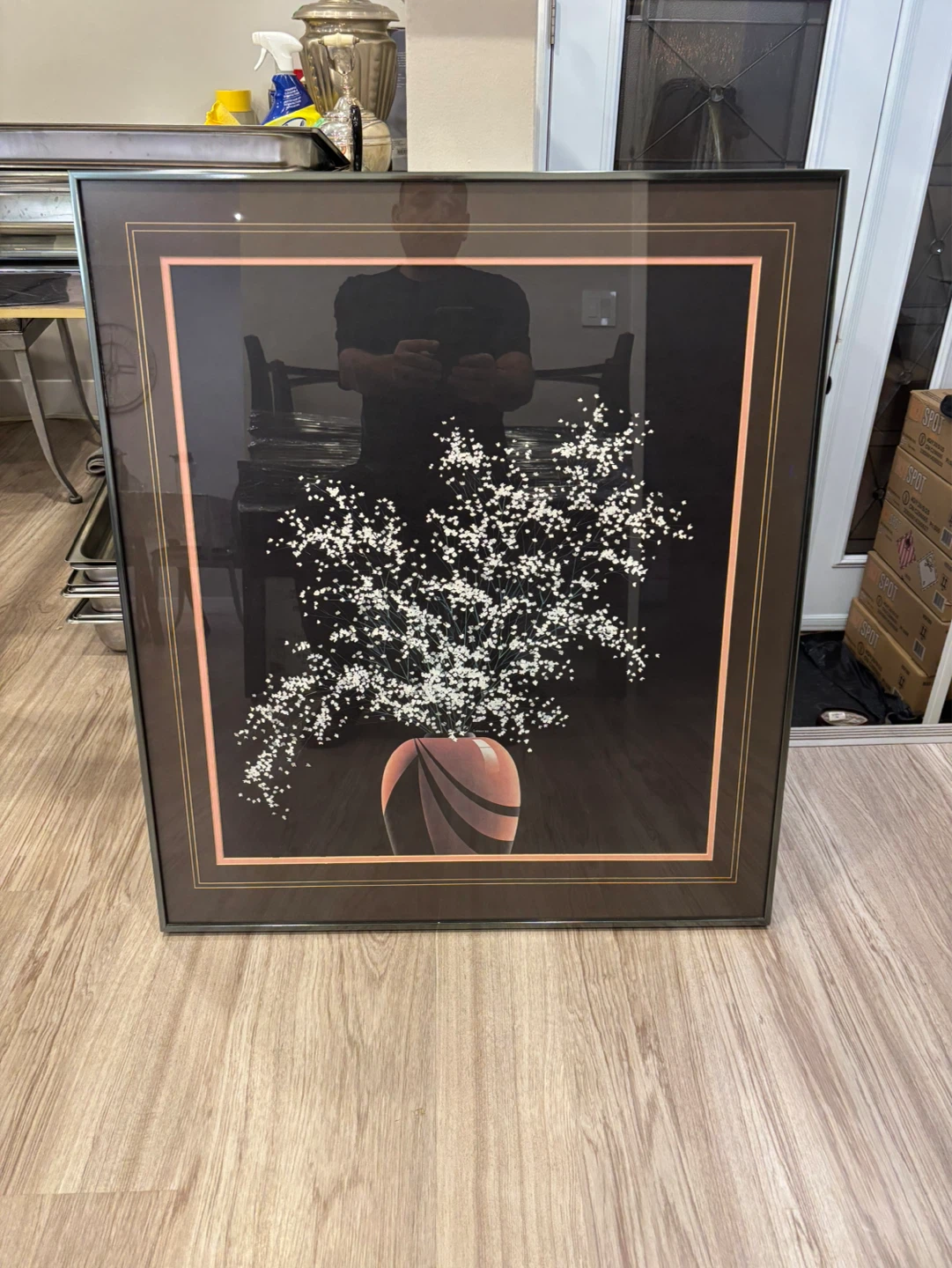 Framed Floral Print Wall Art - photo 2