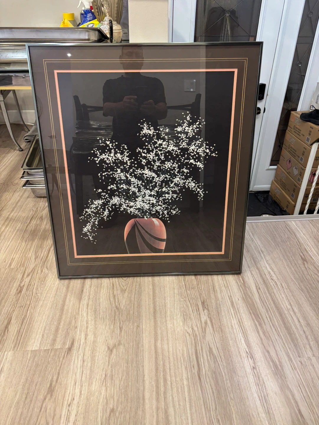 Framed Floral Print Wall Art