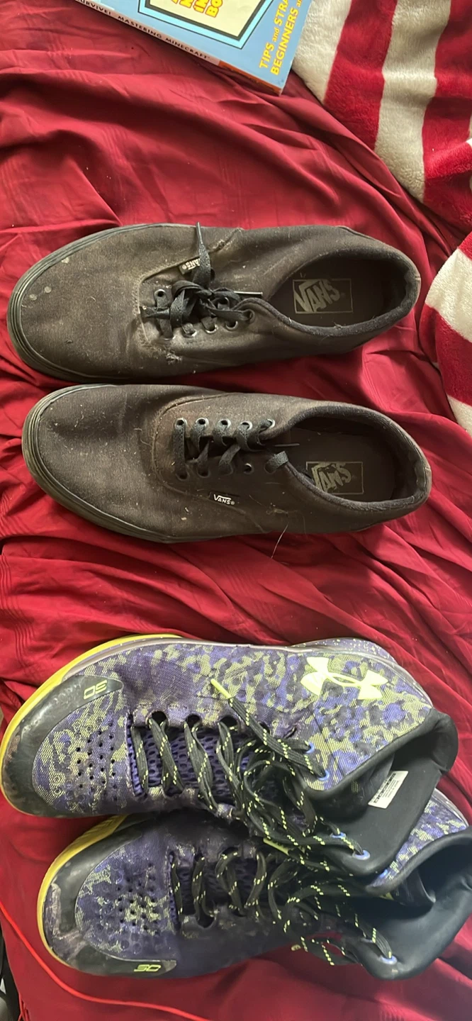 Vans Authentic Sneakers & Under Armour Curry Shoes